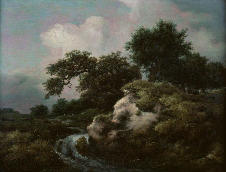 Jacob Isaacksz. van Ruisdael Landscape with Dune and Small Waterfall Spain oil painting art